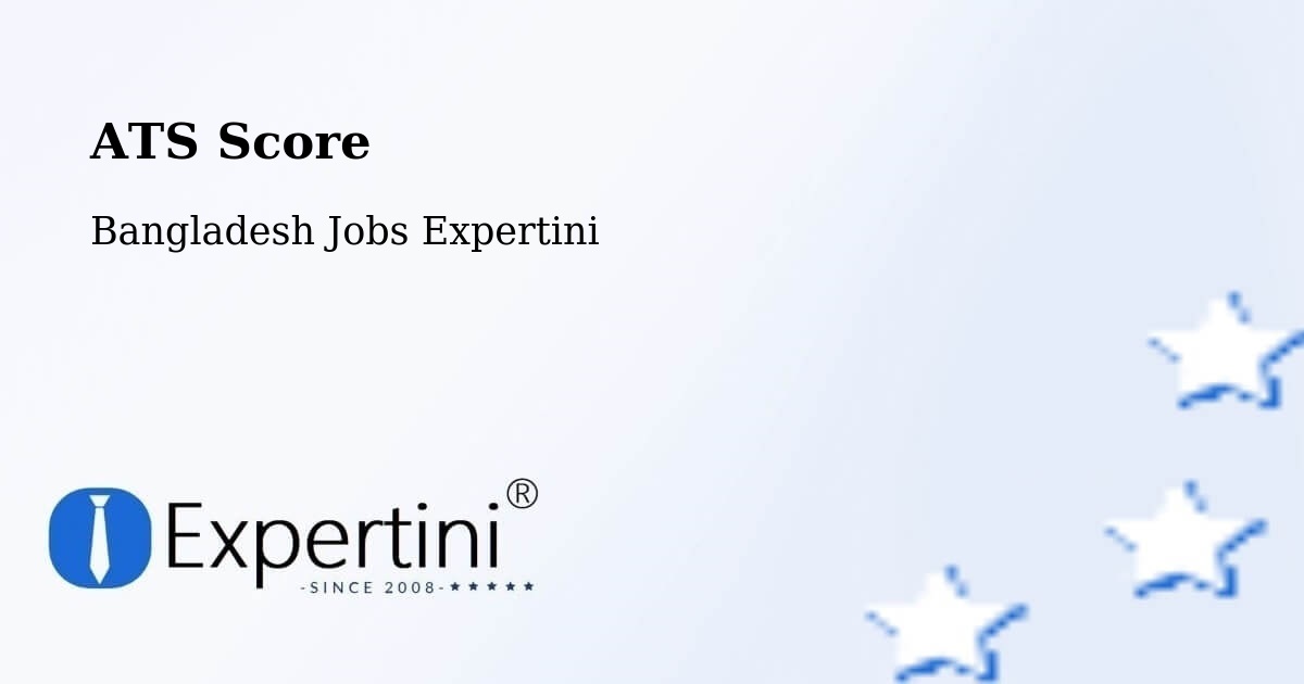 Resume ATS Score & Job Description Match Tool – Pabna - Bangladesh Jobs Expertini